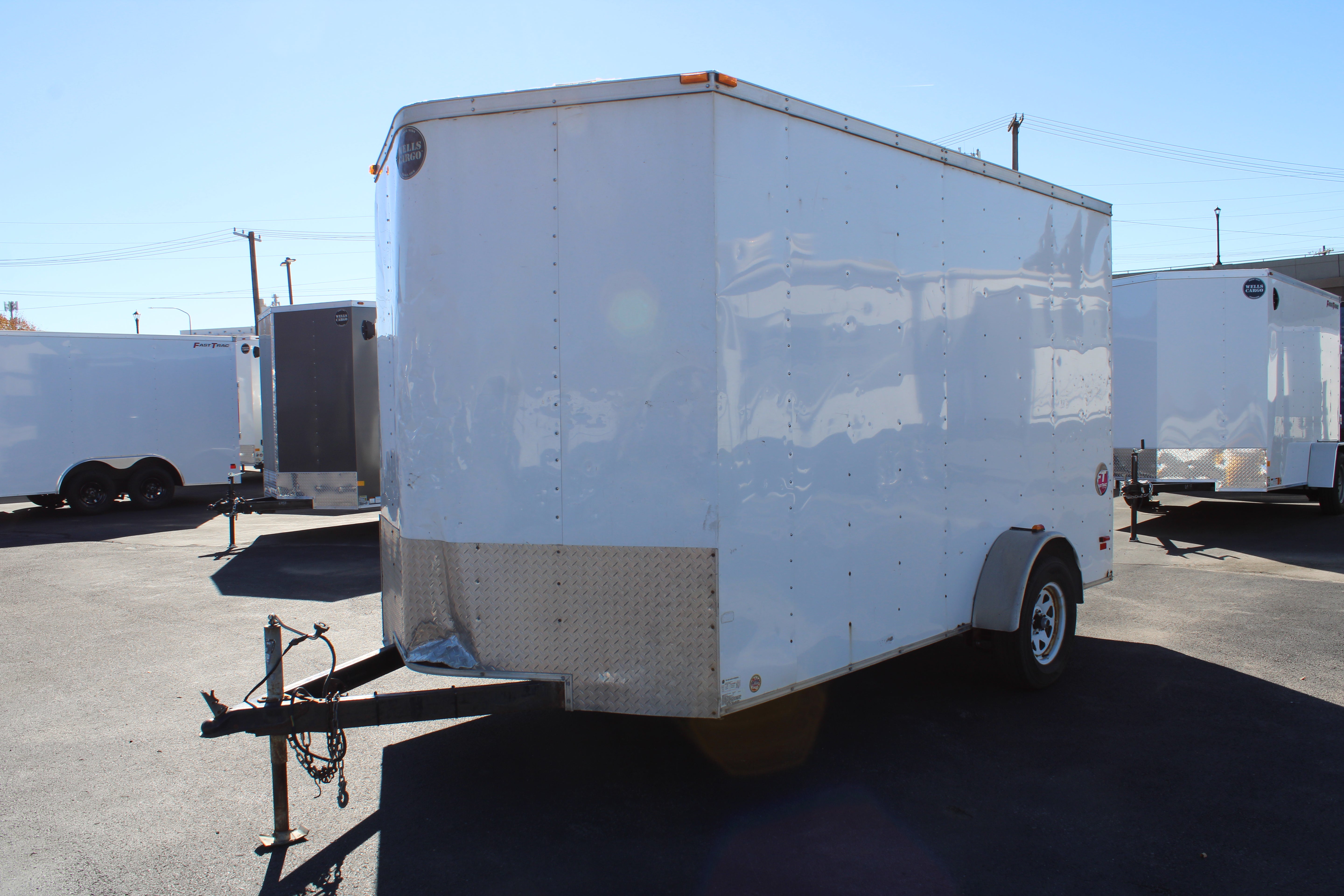 Wells Cargo 7 x 12 Deluxe Enclosed Trailer