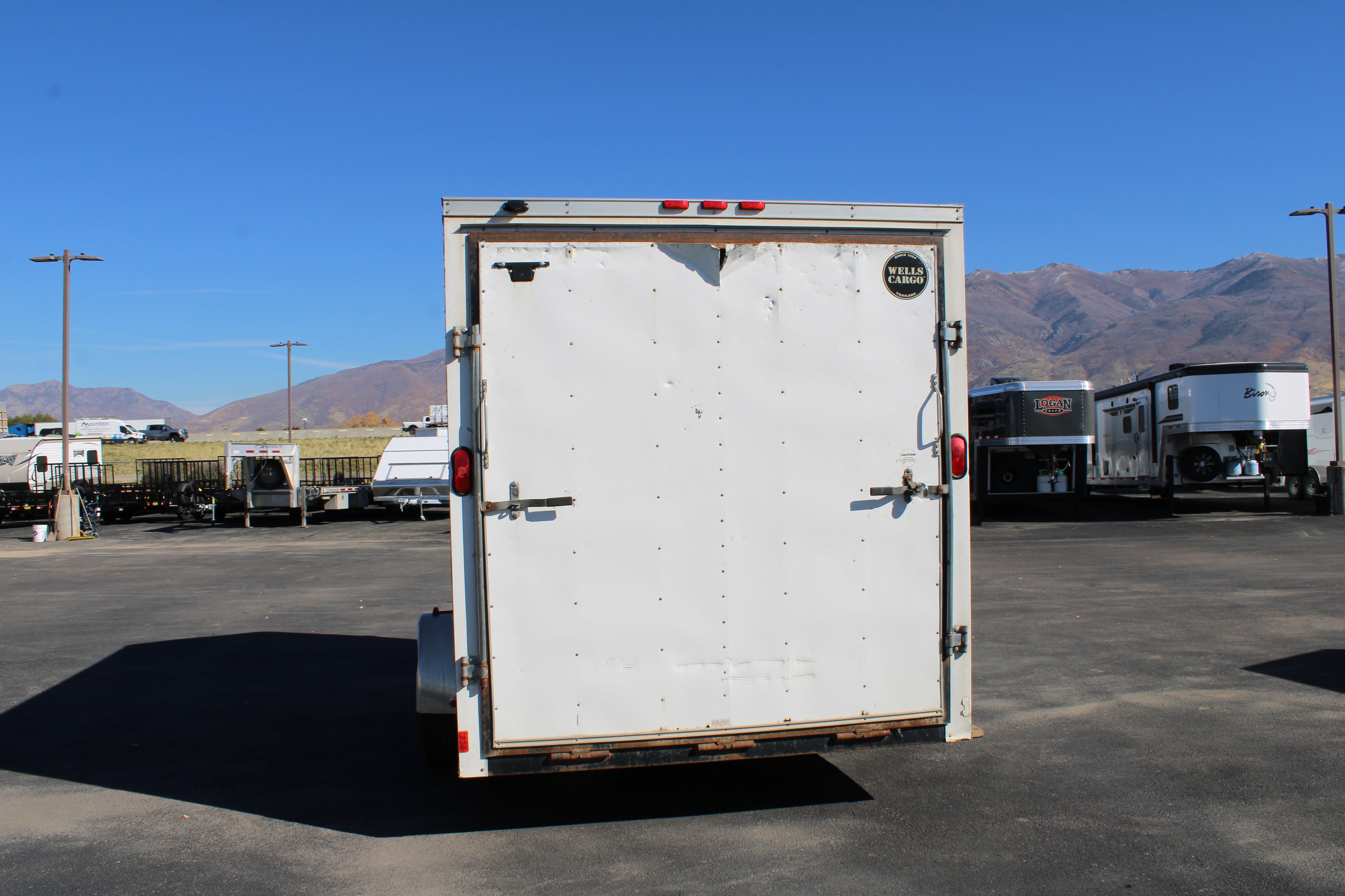 Wells Cargo 7 x 12 Deluxe Enclosed Trailer