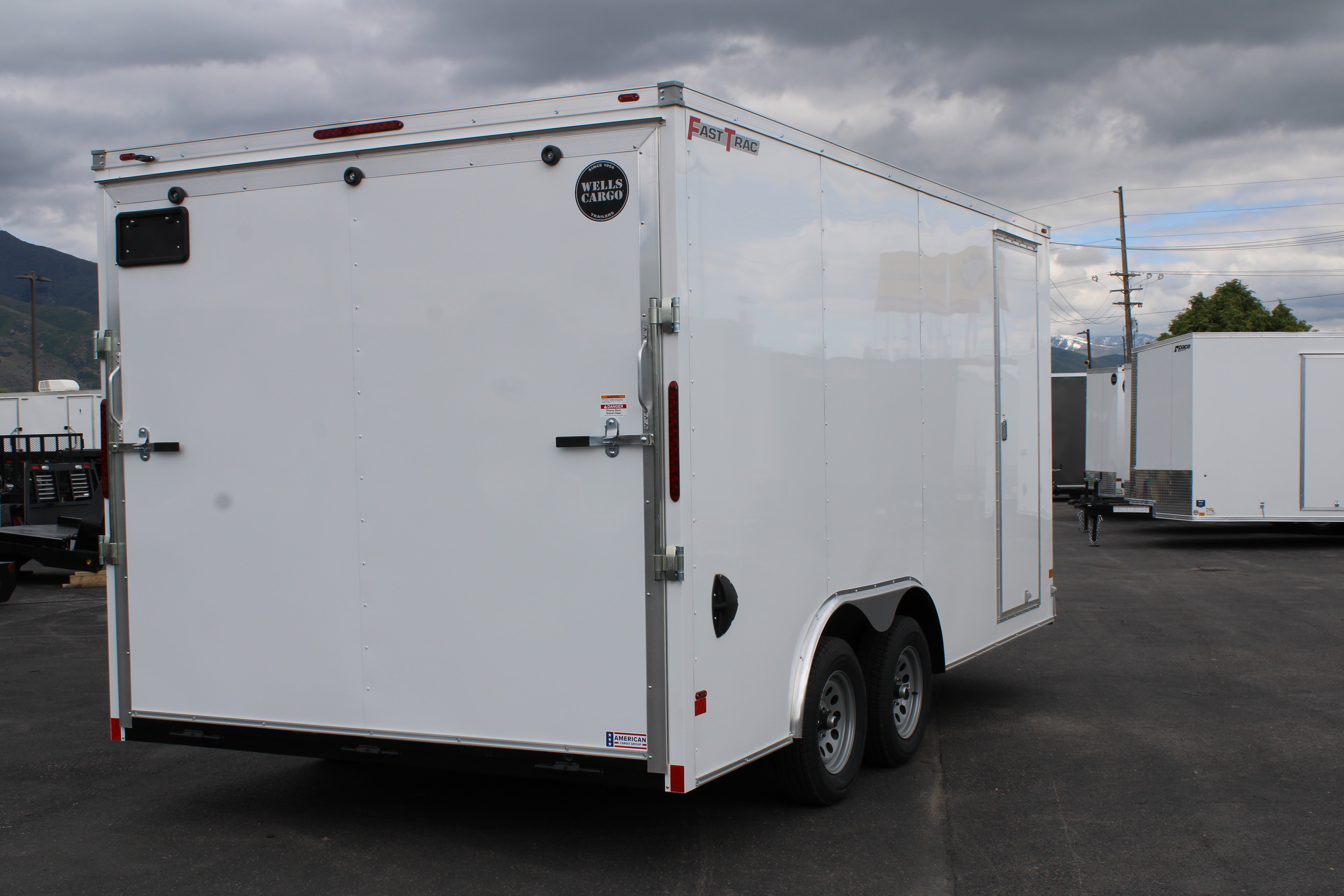 Wells Cargo 8.5 x 16 Deluxe Enclosed Trailer