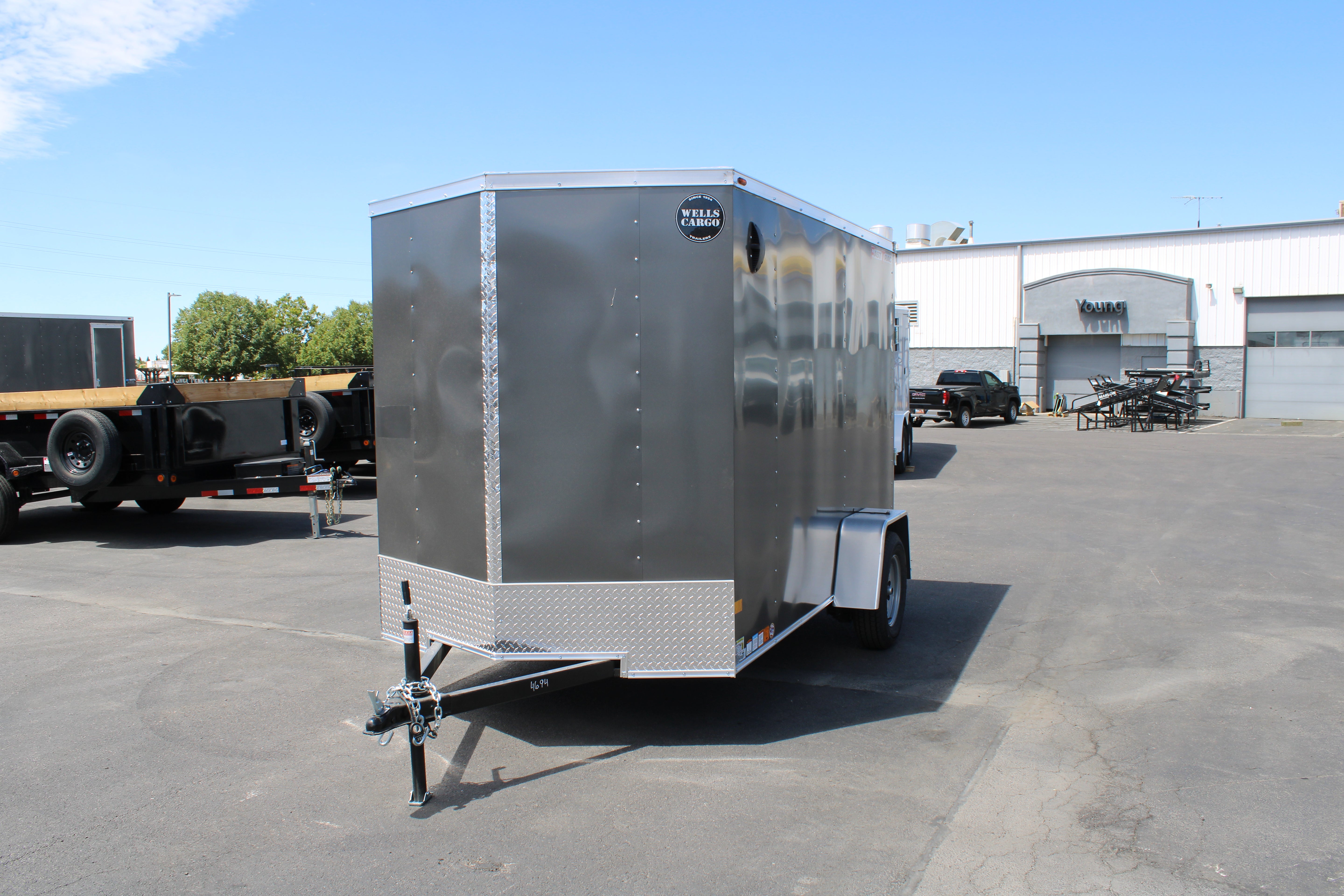 Wells Cargo 6 x 10 Deluxe Enclosed Trailer