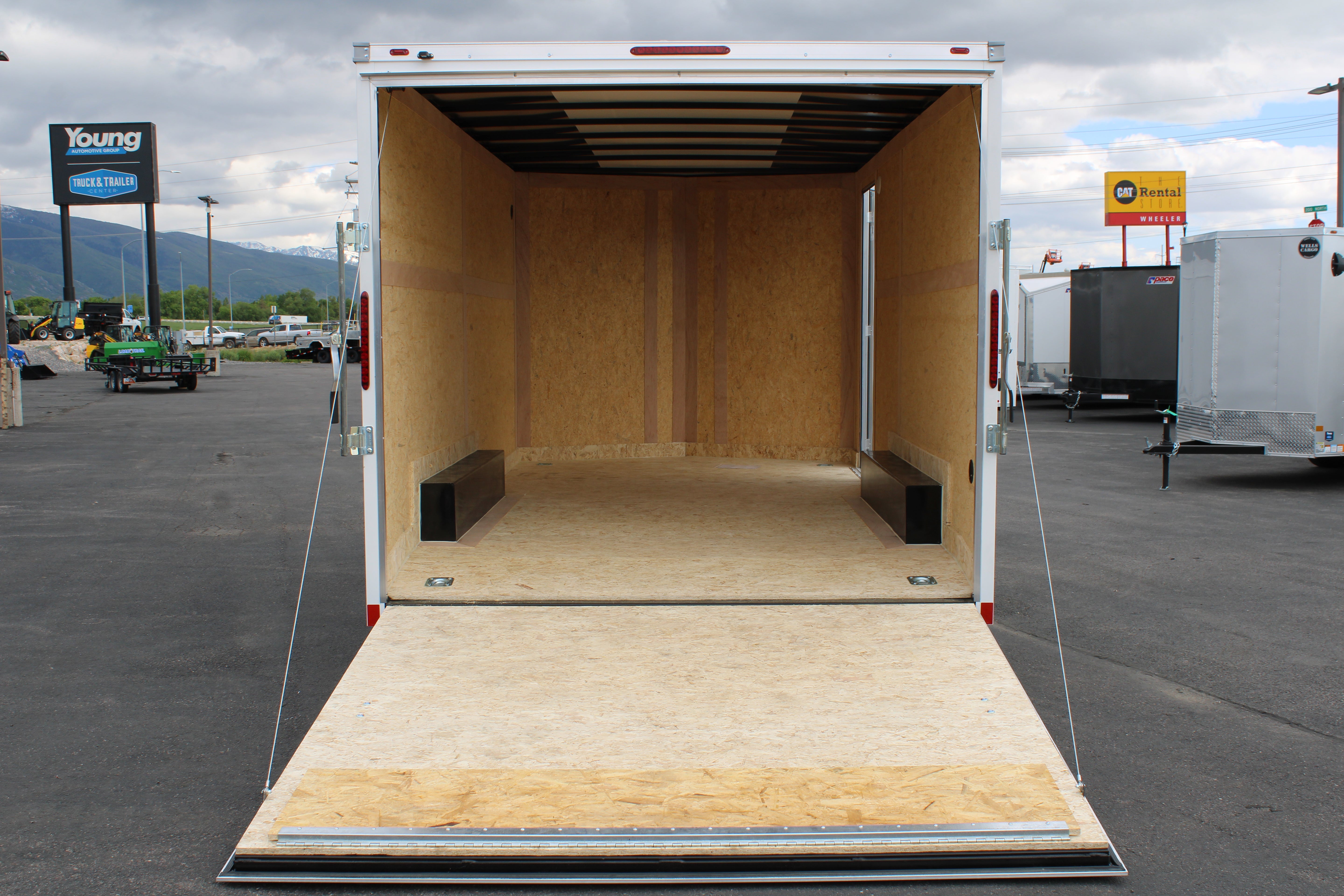Wells Cargo 8.5 x 16 Deluxe Enclosed Trailer