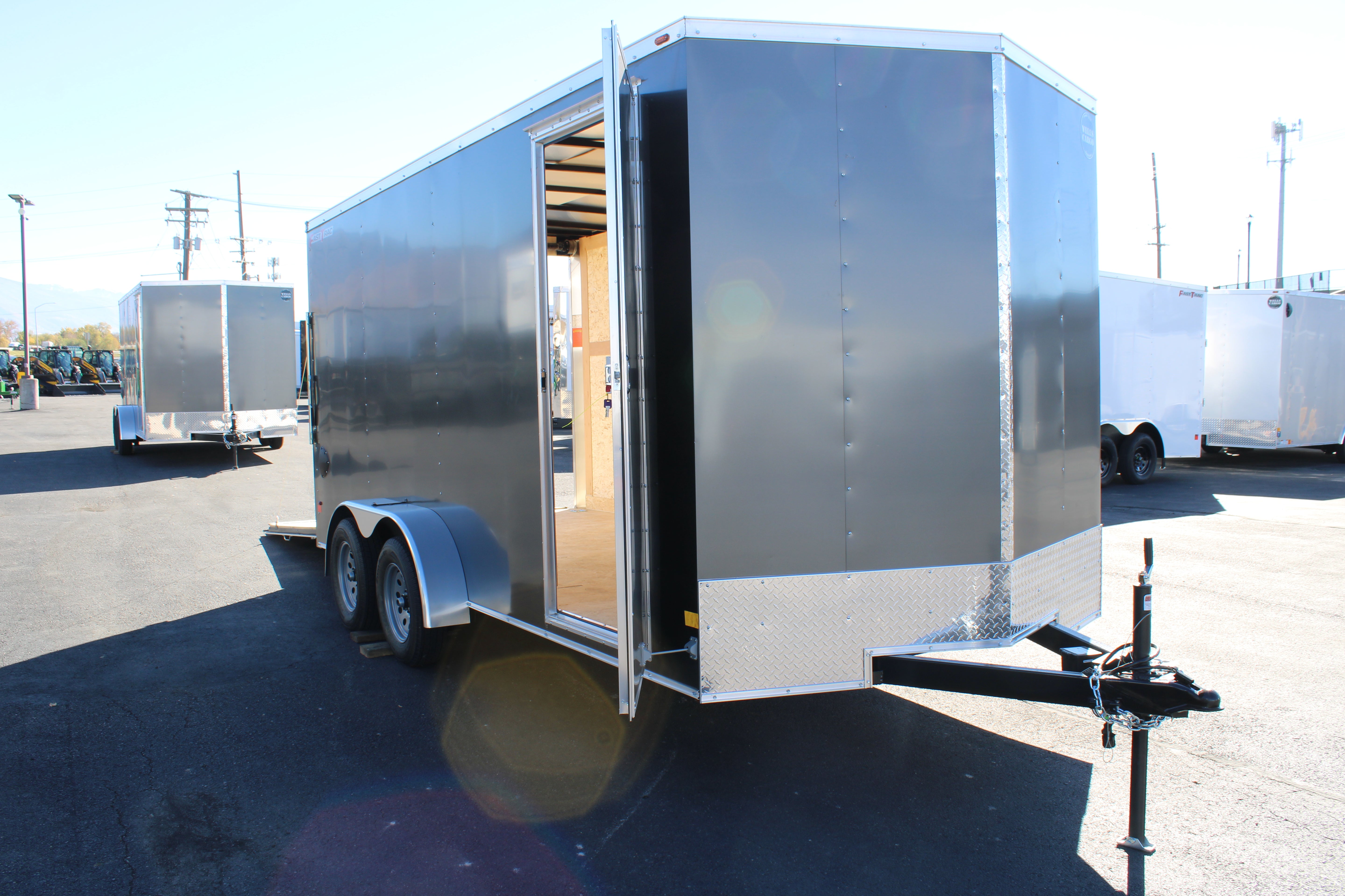 Wells Cargo 7 x 16 Deluxe Enclosed Trailer