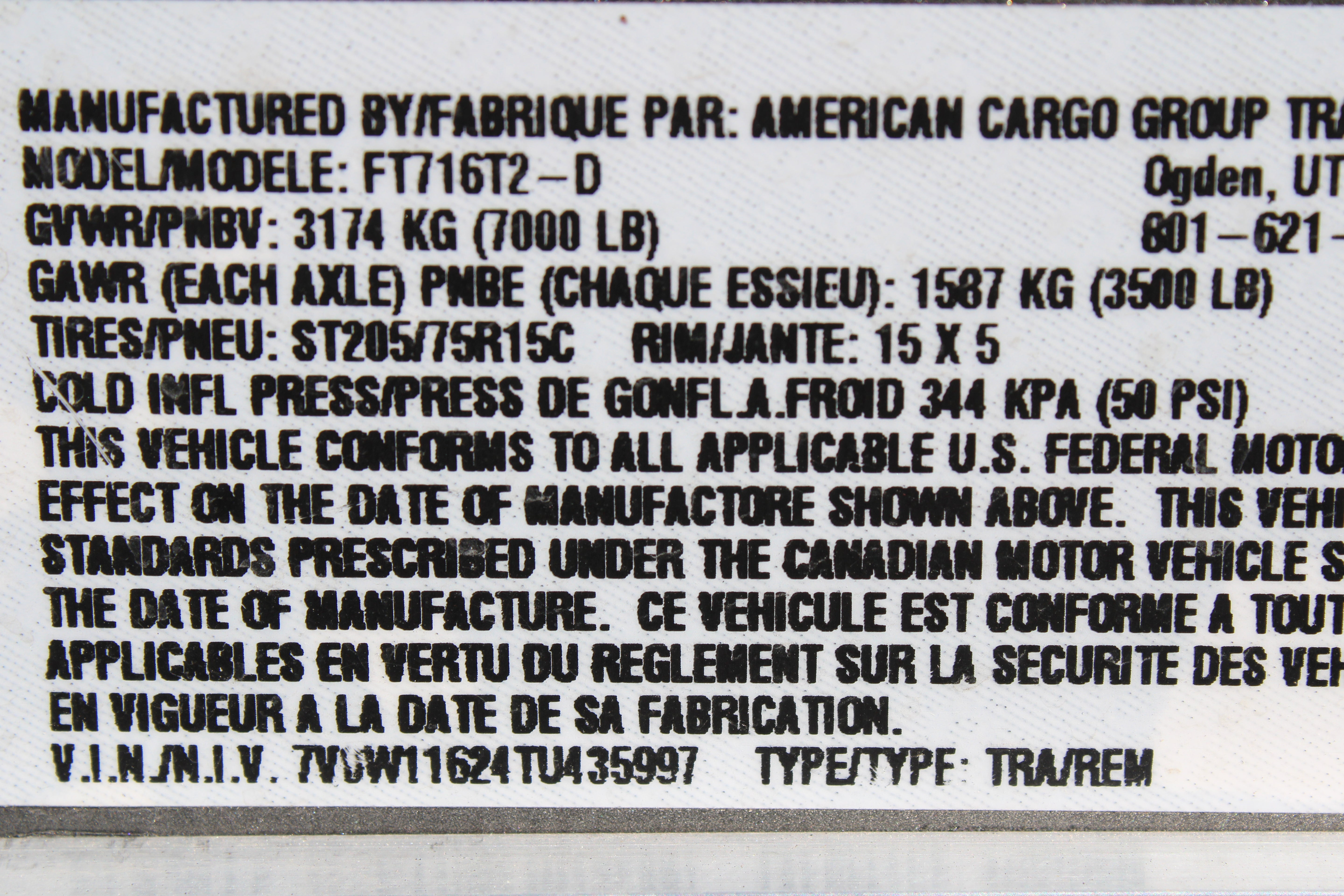 Wells Cargo 7 x 16 Deluxe Enclosed Trailer