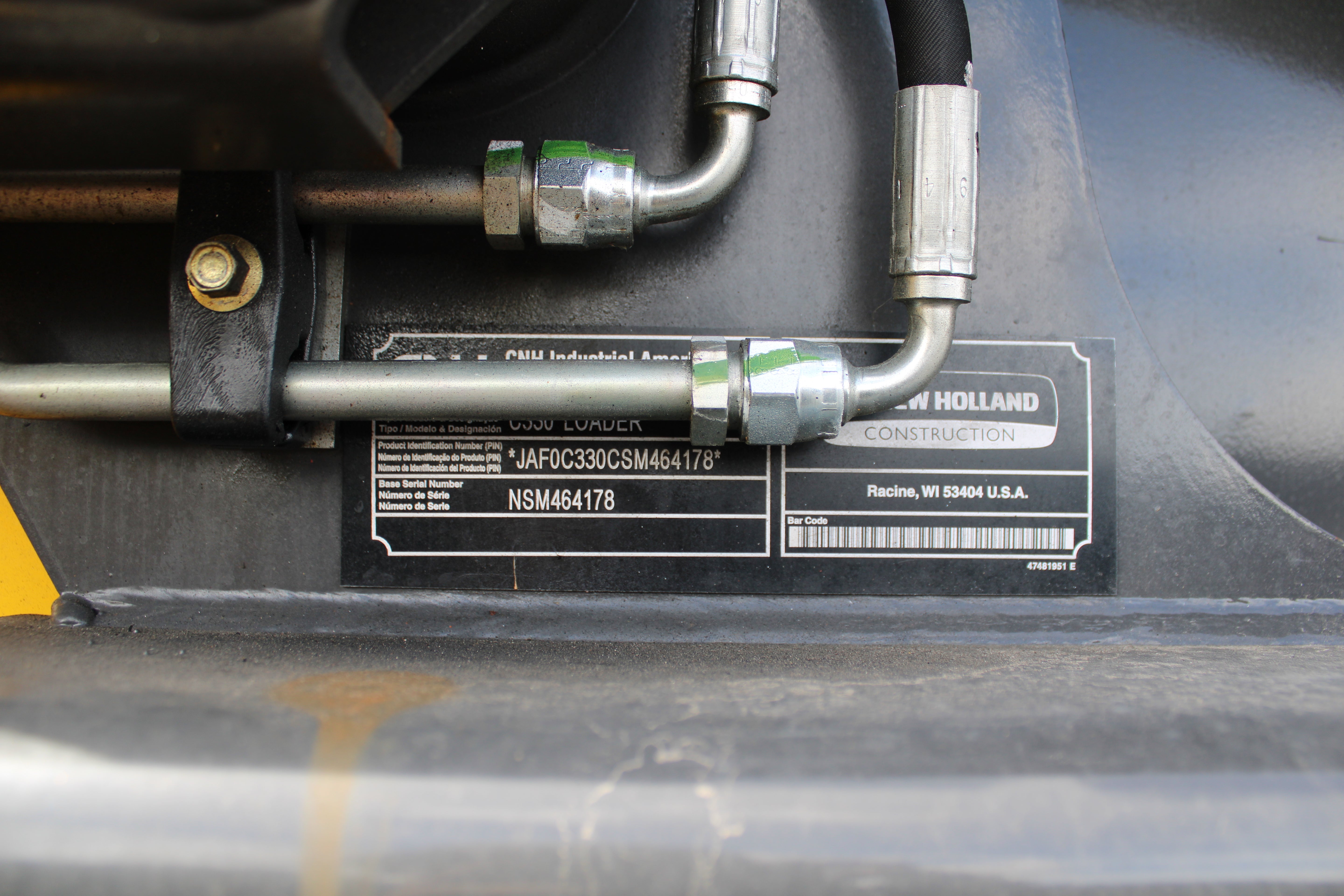 New Holland C330 Trackload Skidsteer