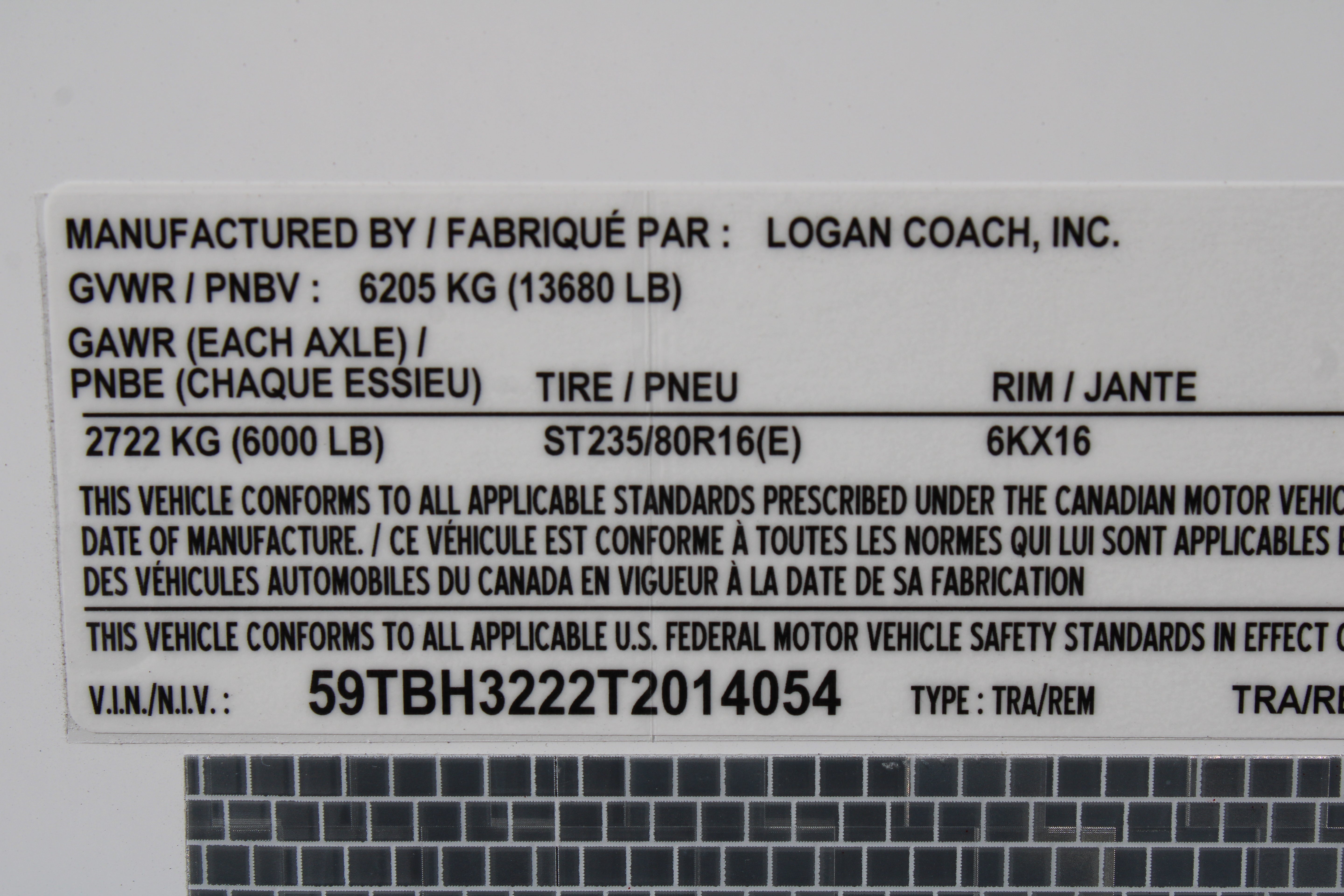 Logan Coach 29' HP Trailer