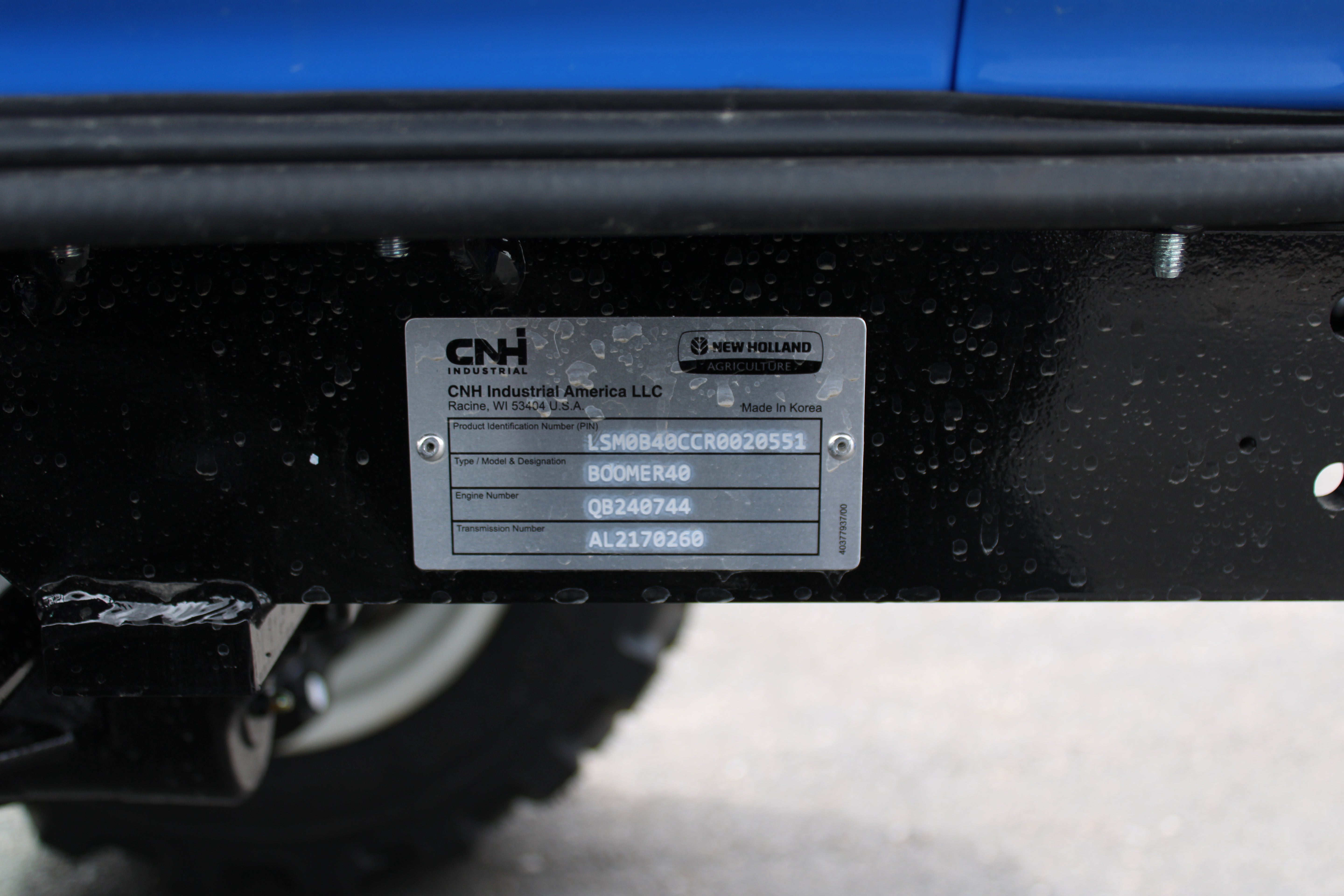 New Holland Boomer 40 Tractor