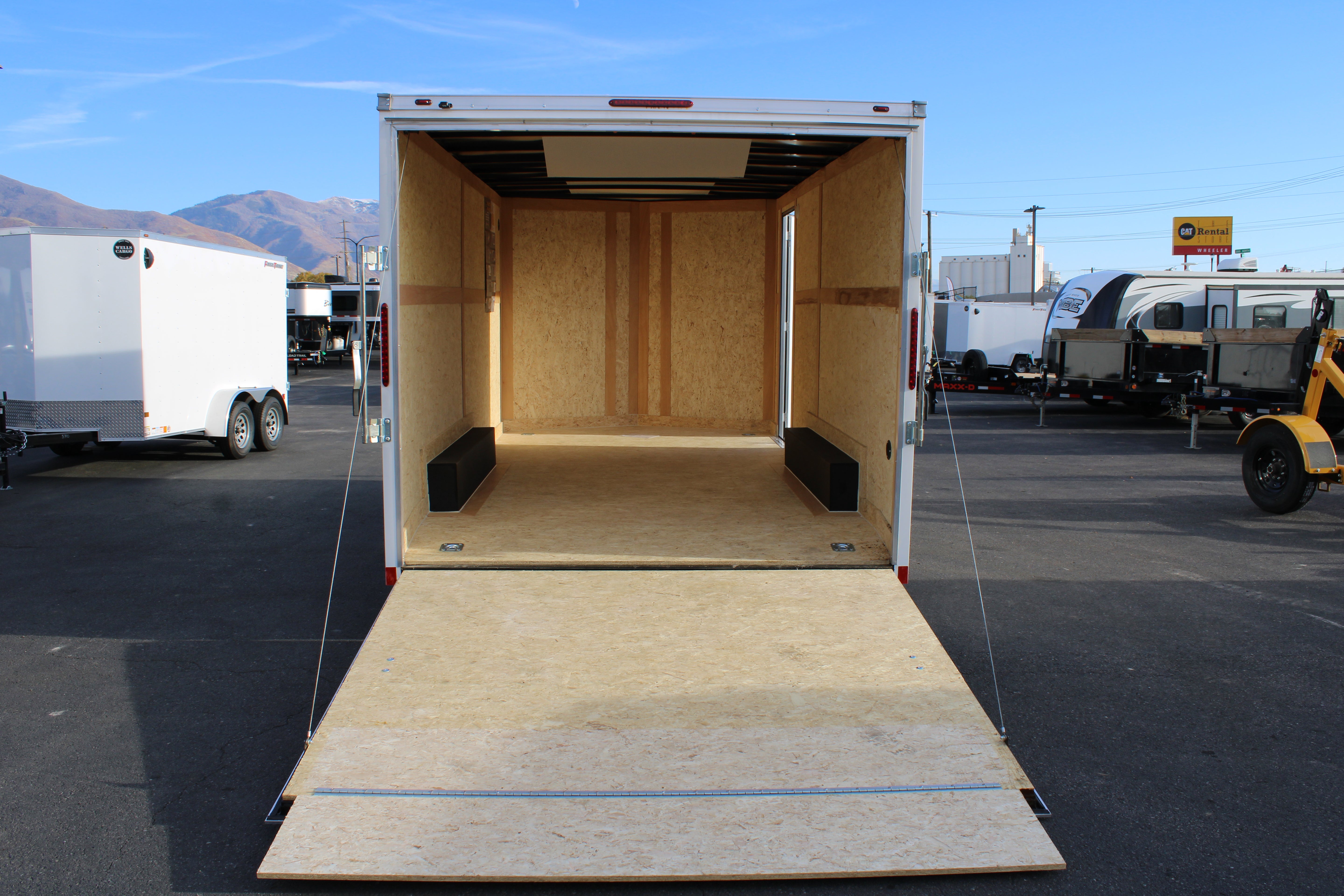 Wells Cargo 8.5 x 16 Deluxe Enclosed Trailer
