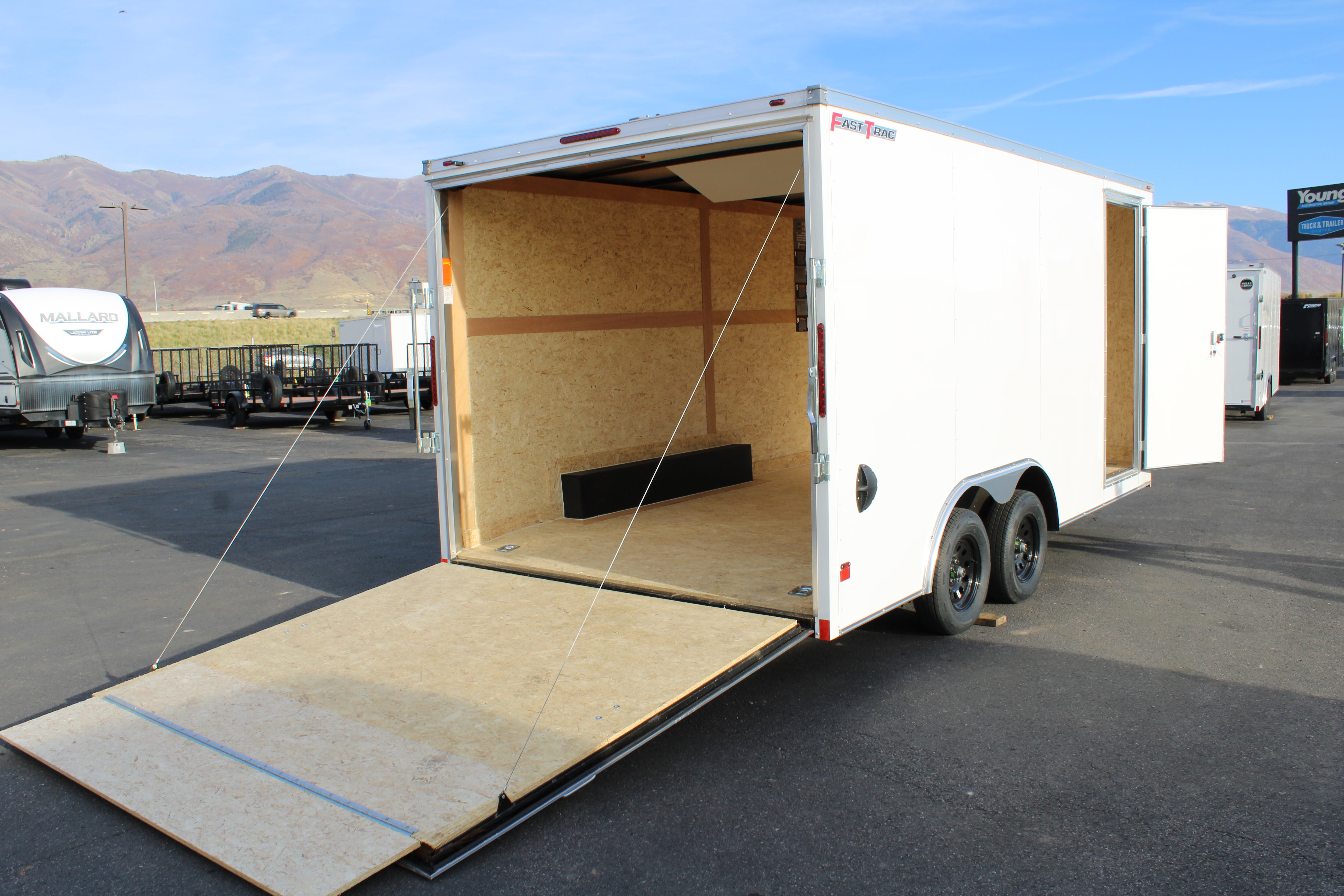 Wells Cargo 8.5 x 16 Deluxe Enclosed Trailer