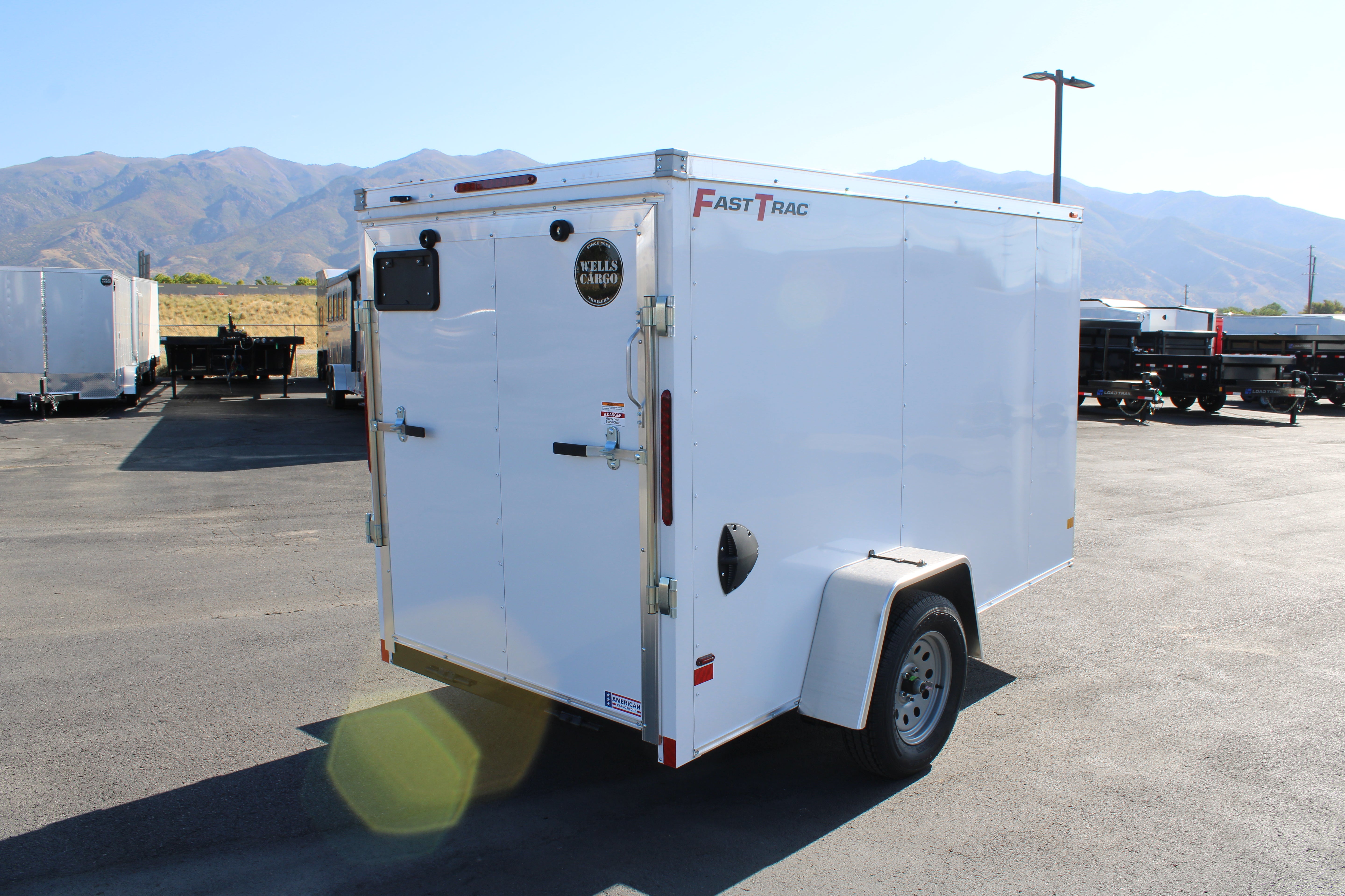 Wells Cargo 5 x 10 Deluxe Enclosed Trailer