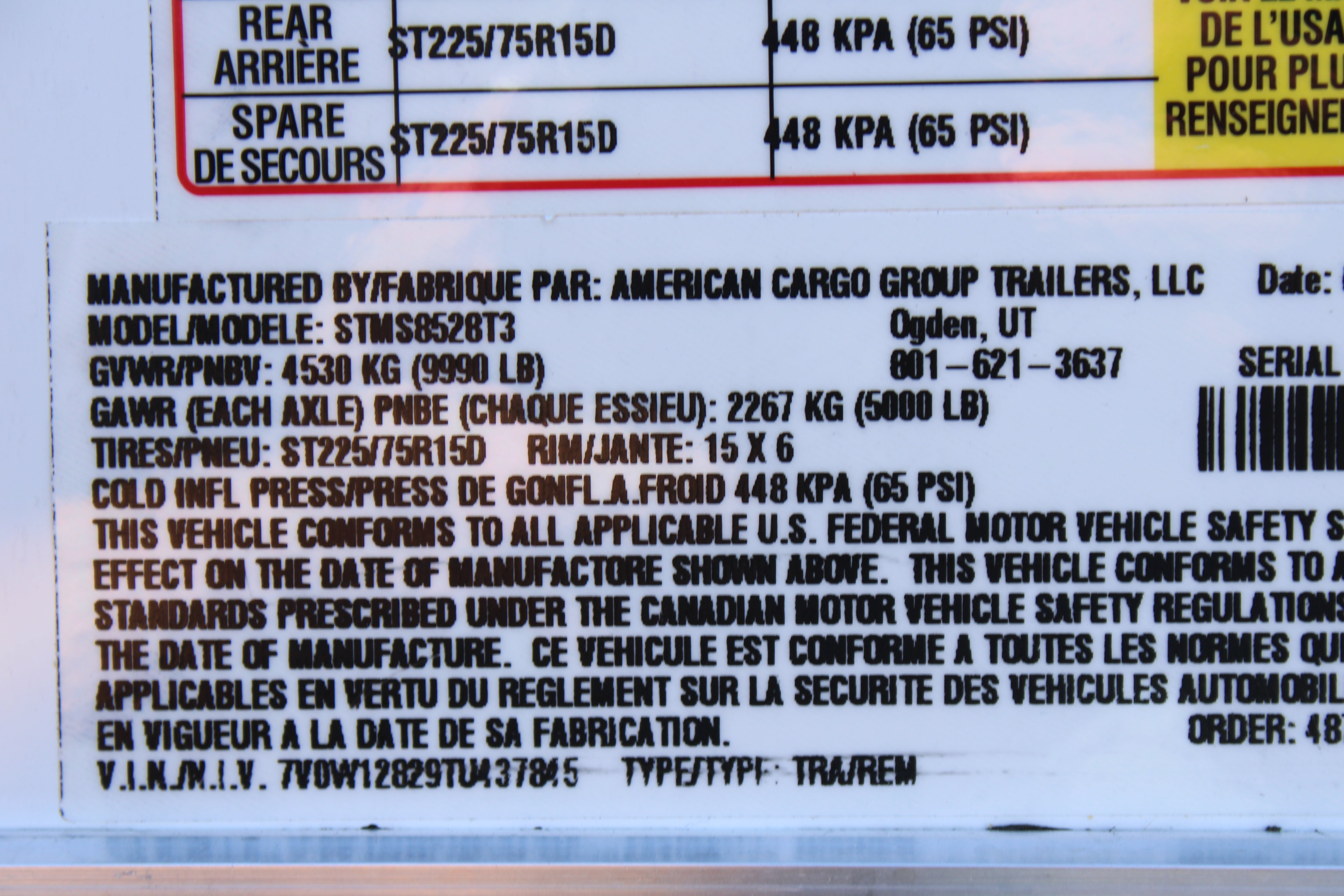 Wells Cargo 8.5 x 28 Enclosed Trailer