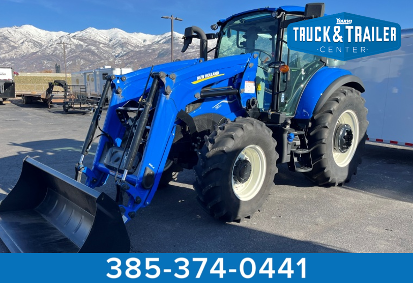 Pre-Owned New Holland T5.110 Electro-Command INCLUDES MOWER