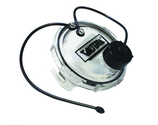-SALE- Valterra Waste Valve Cap 3″, 3/4″ GHT with Cap- Clear