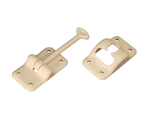 -SALE- RV Designer Plastic Door Holder- Colonial White