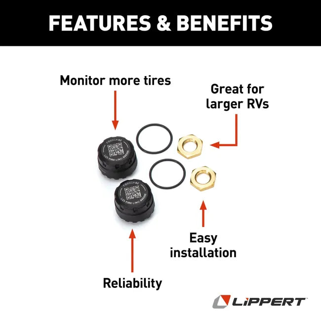 Lippert Tire Linc Tire Sensors- 2 Pack