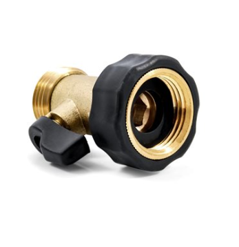 Camco Straight Brass Fresh Water Hose Valve