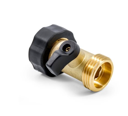 Camco Straight Brass Fresh Water Hose Valve