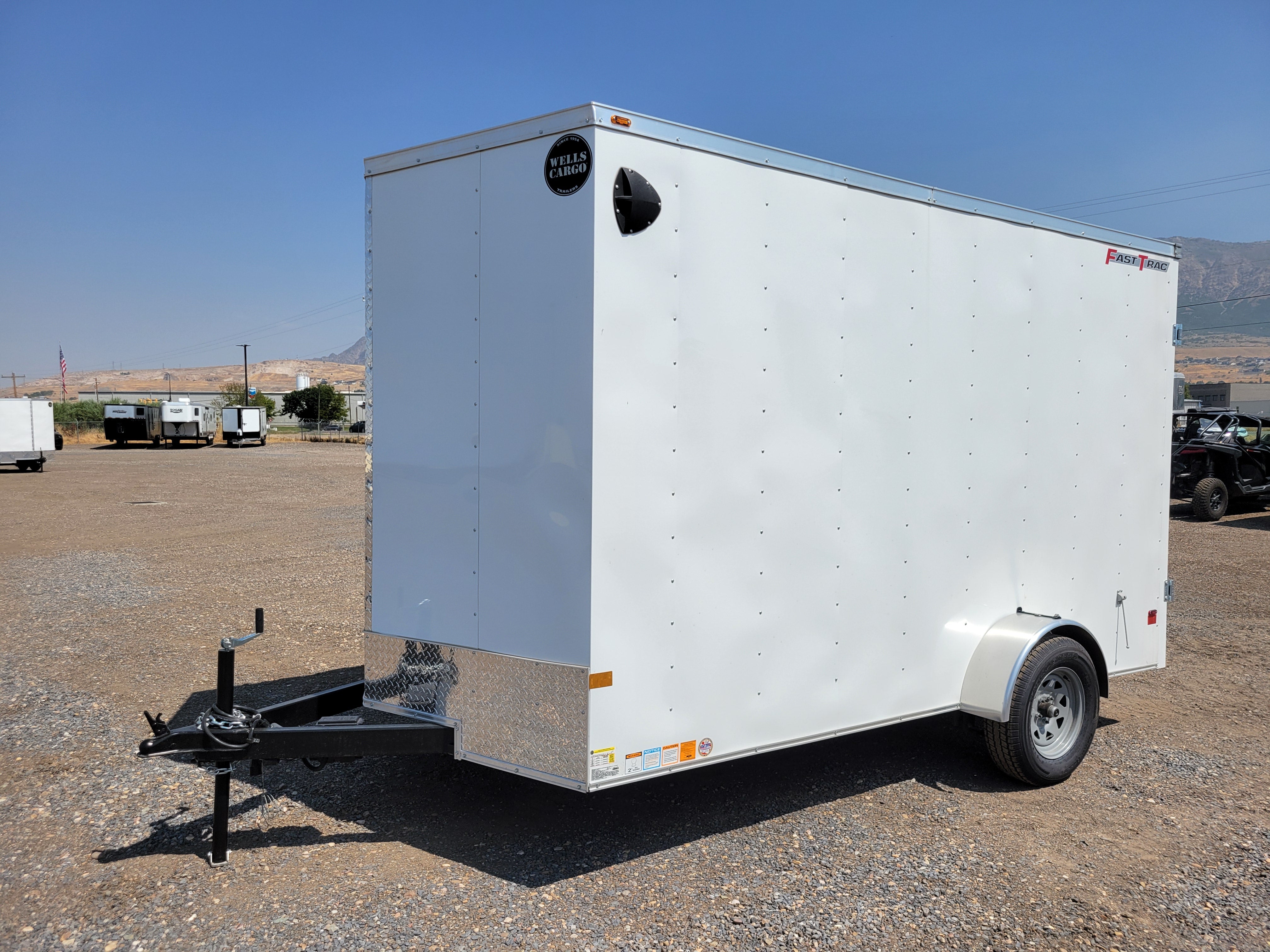 2025 Wells Cargo 7 x 12 Deluxe Enclosed Trailer