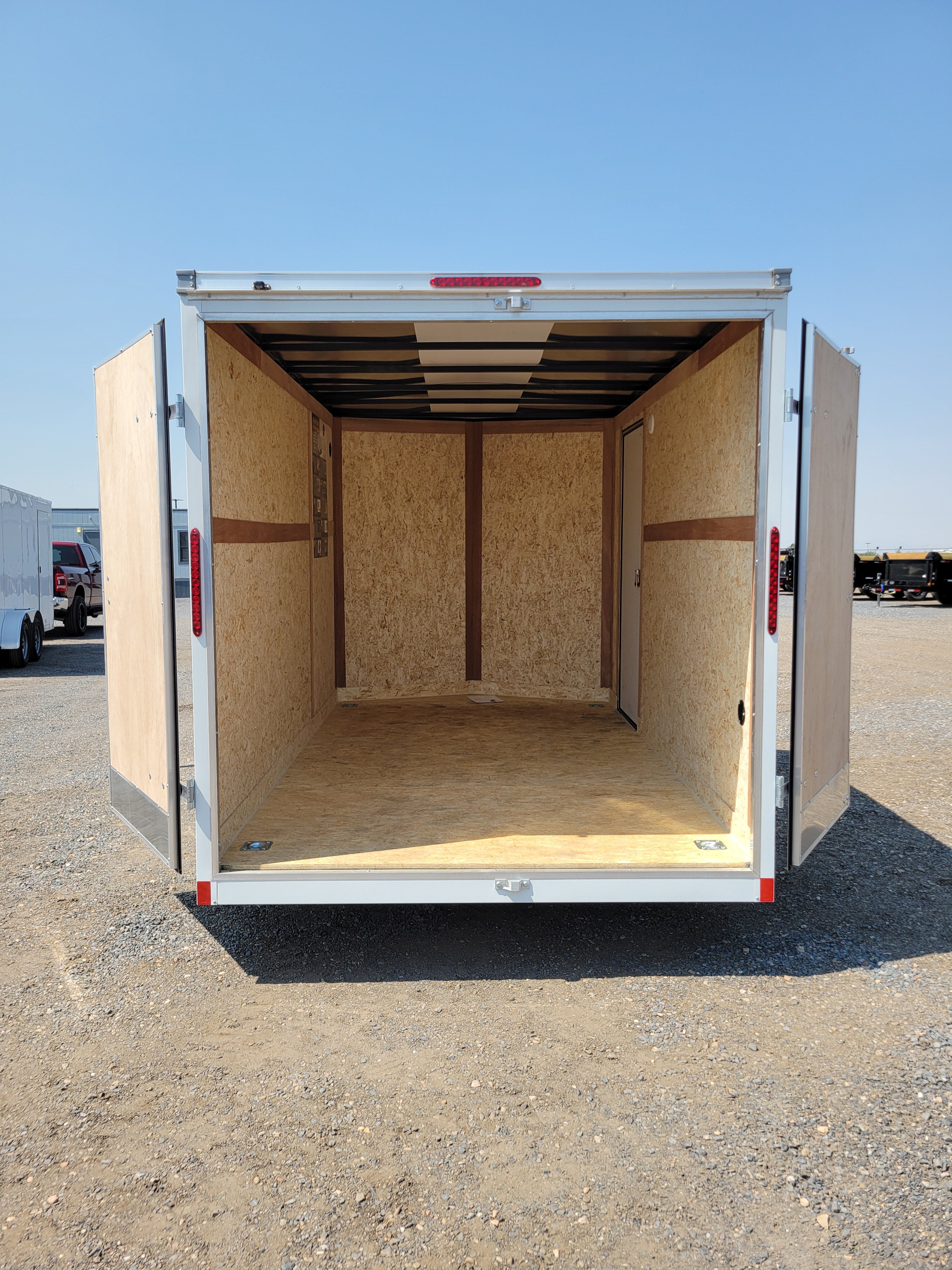 2025 Wells Cargo 7 x 12 Deluxe Enclosed Trailer