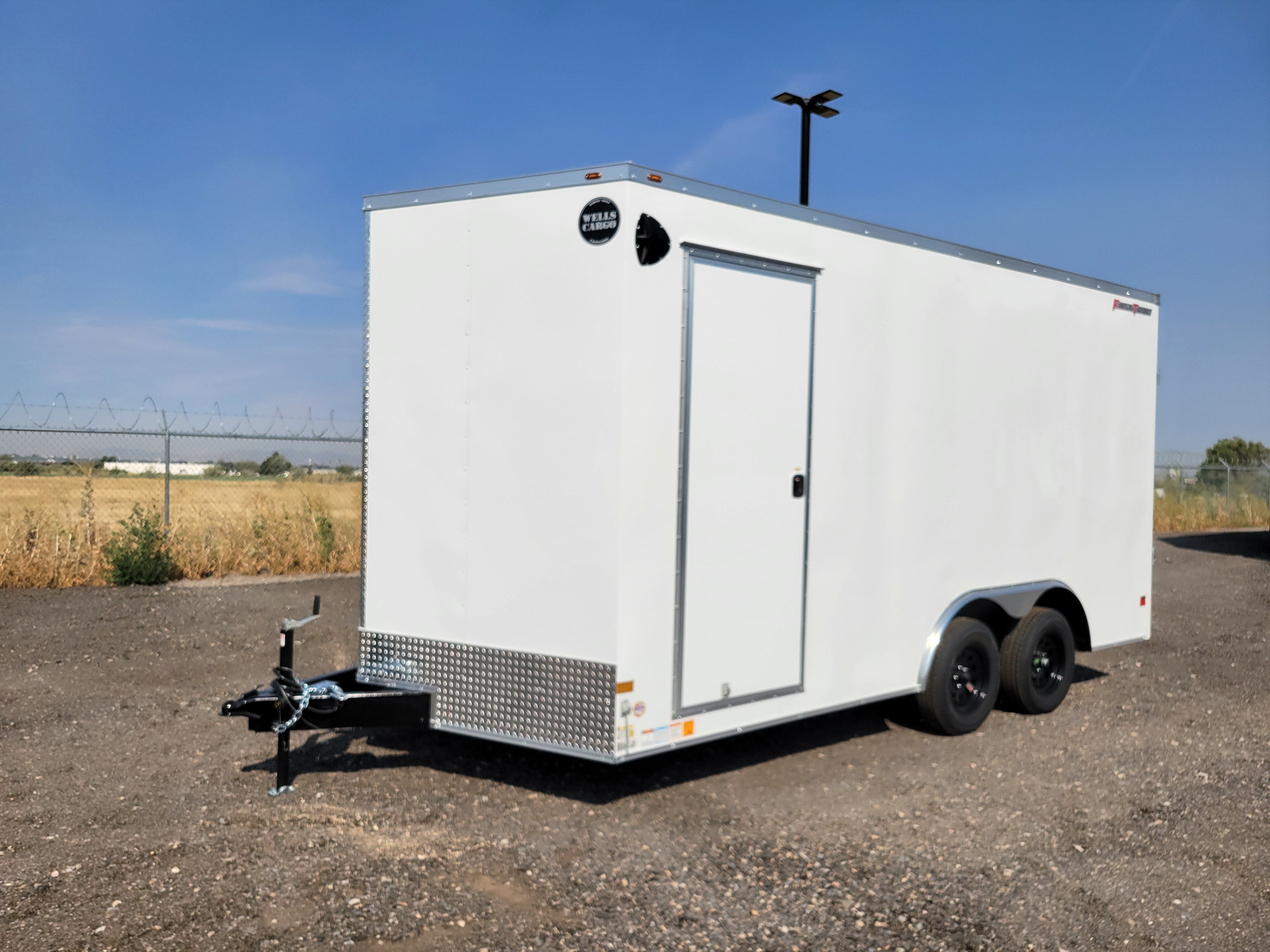 Wells Cargo 8.5 x 16 Deluxe Enclosed Trailer