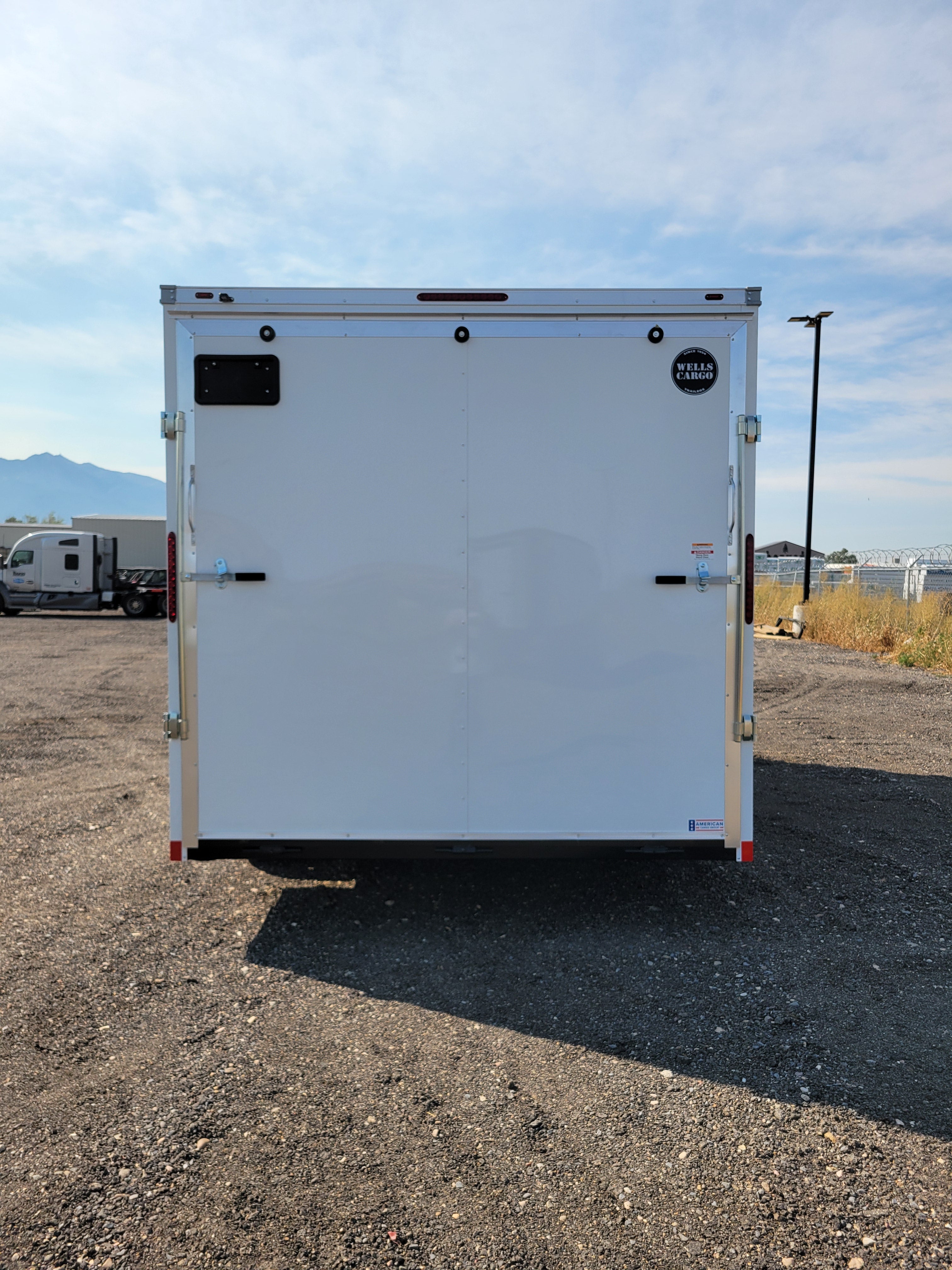 Wells Cargo 8.5 x 16 Deluxe Enclosed Trailer