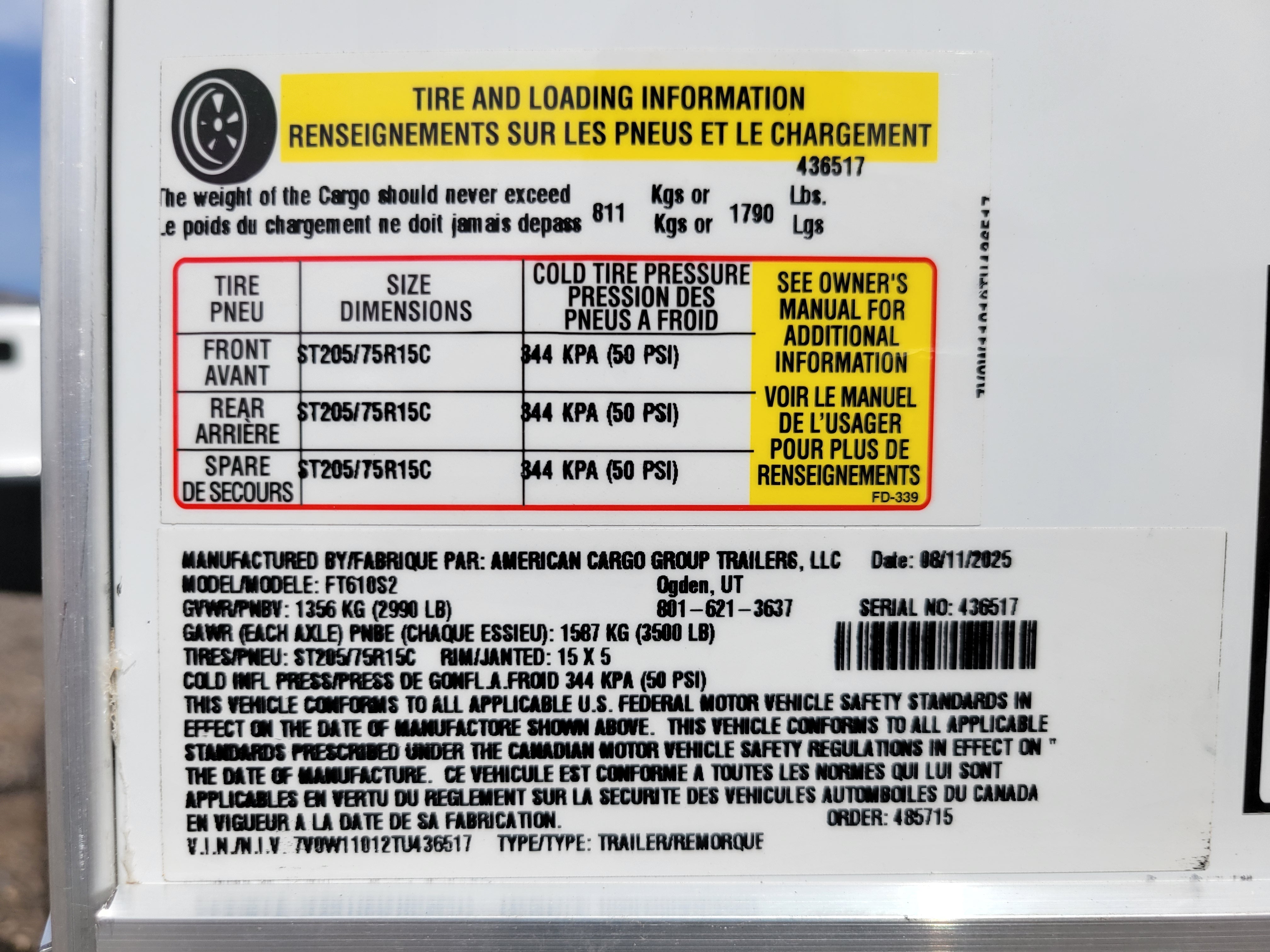 Wells Cargo 6 x 10 Deluxe Enclosed Trailer