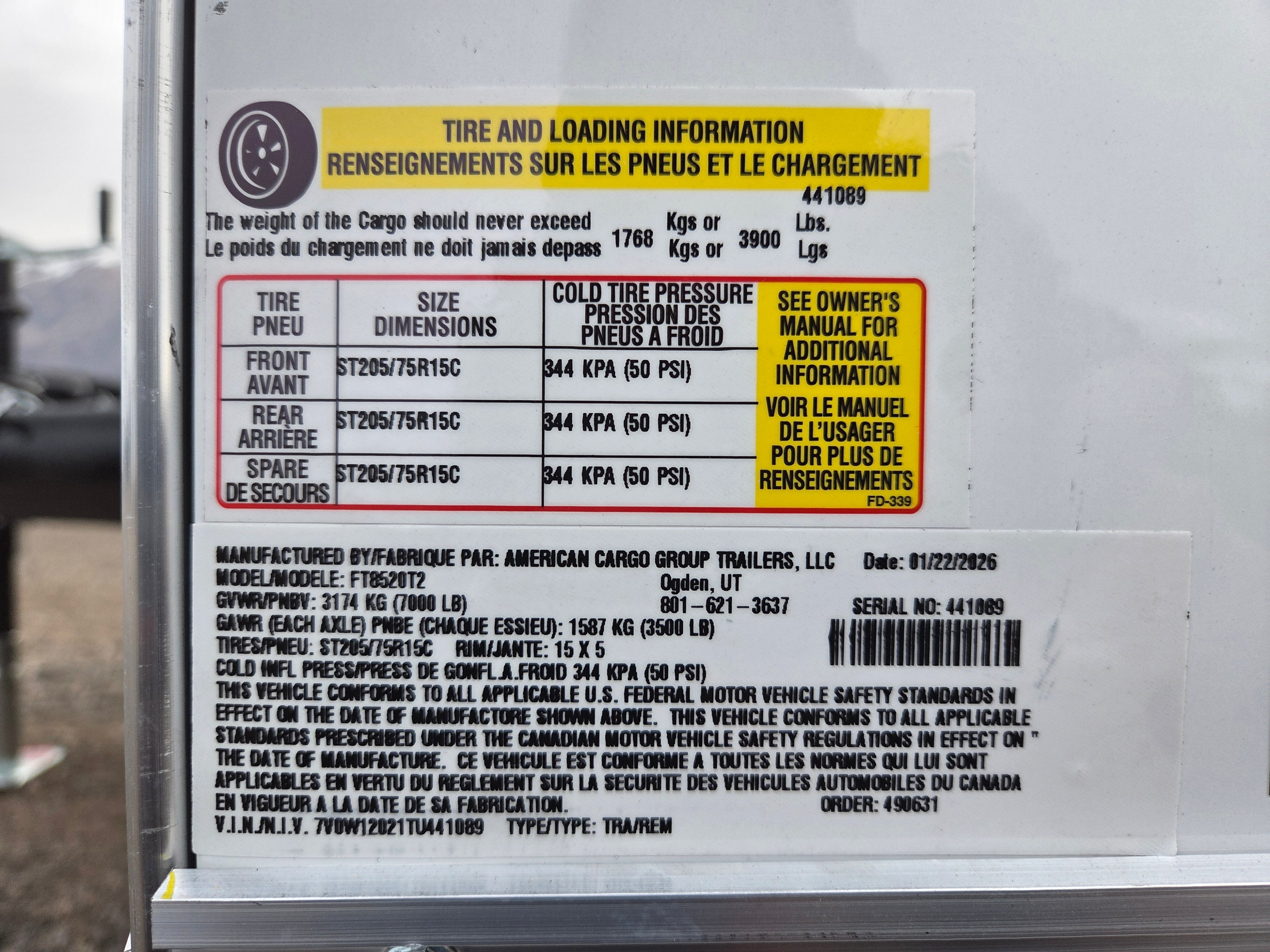 Wells Cargo Enclosed 20' Enclosed