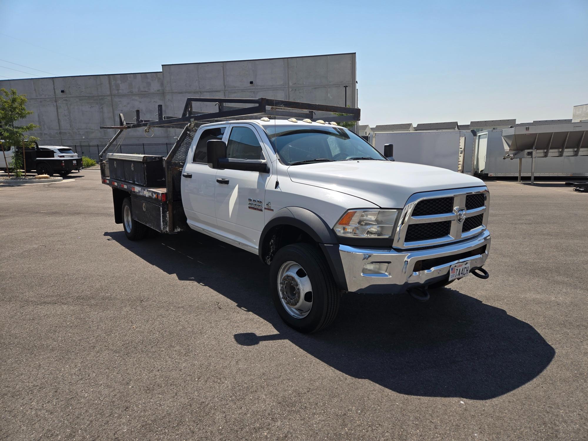 2016 RAM 4500 Crew Cab Flat Bed 4 Wheel Drive