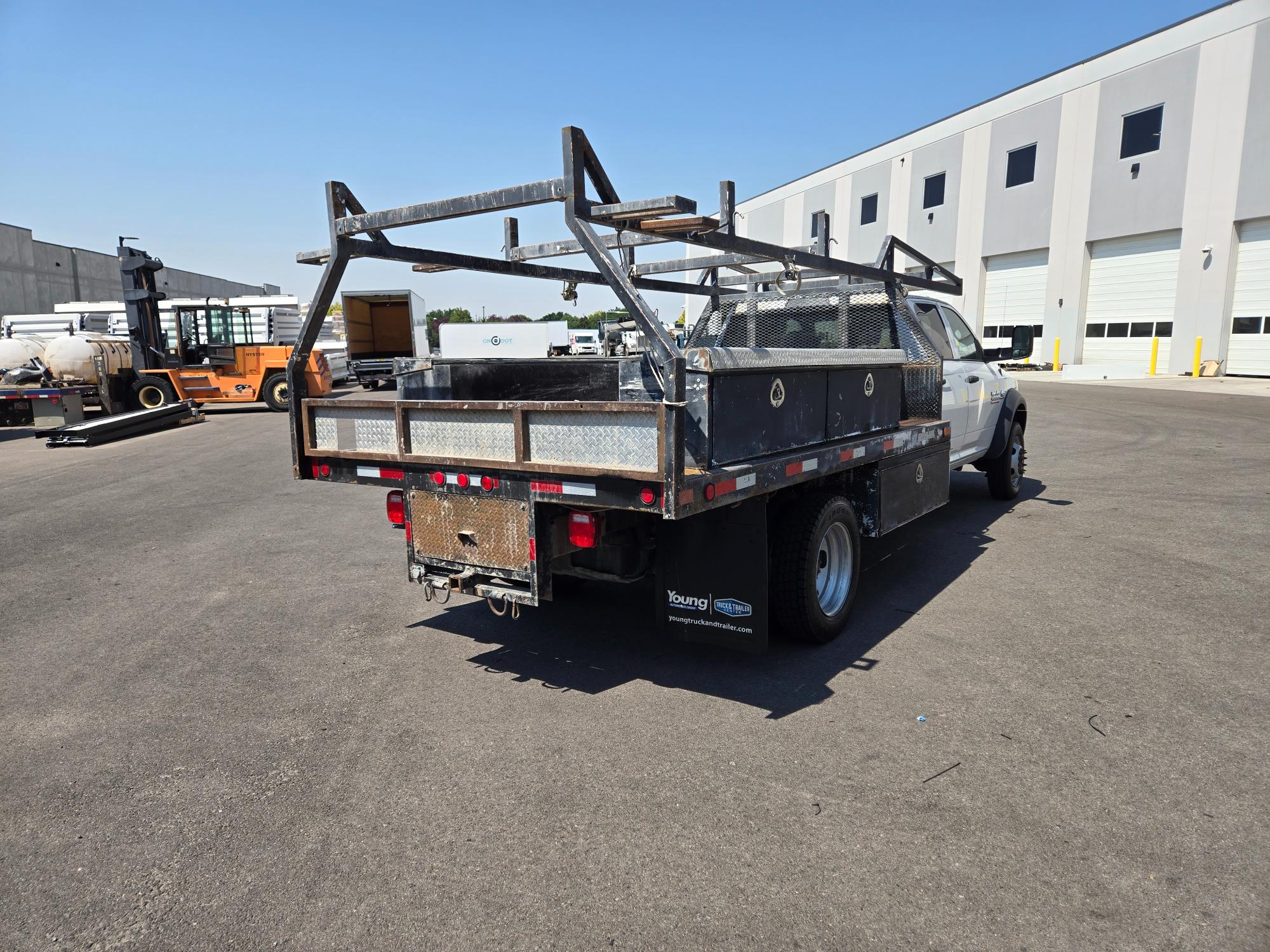 2016 RAM 4500 Crew Cab 12' Flat Bed 4 Wheel Drive