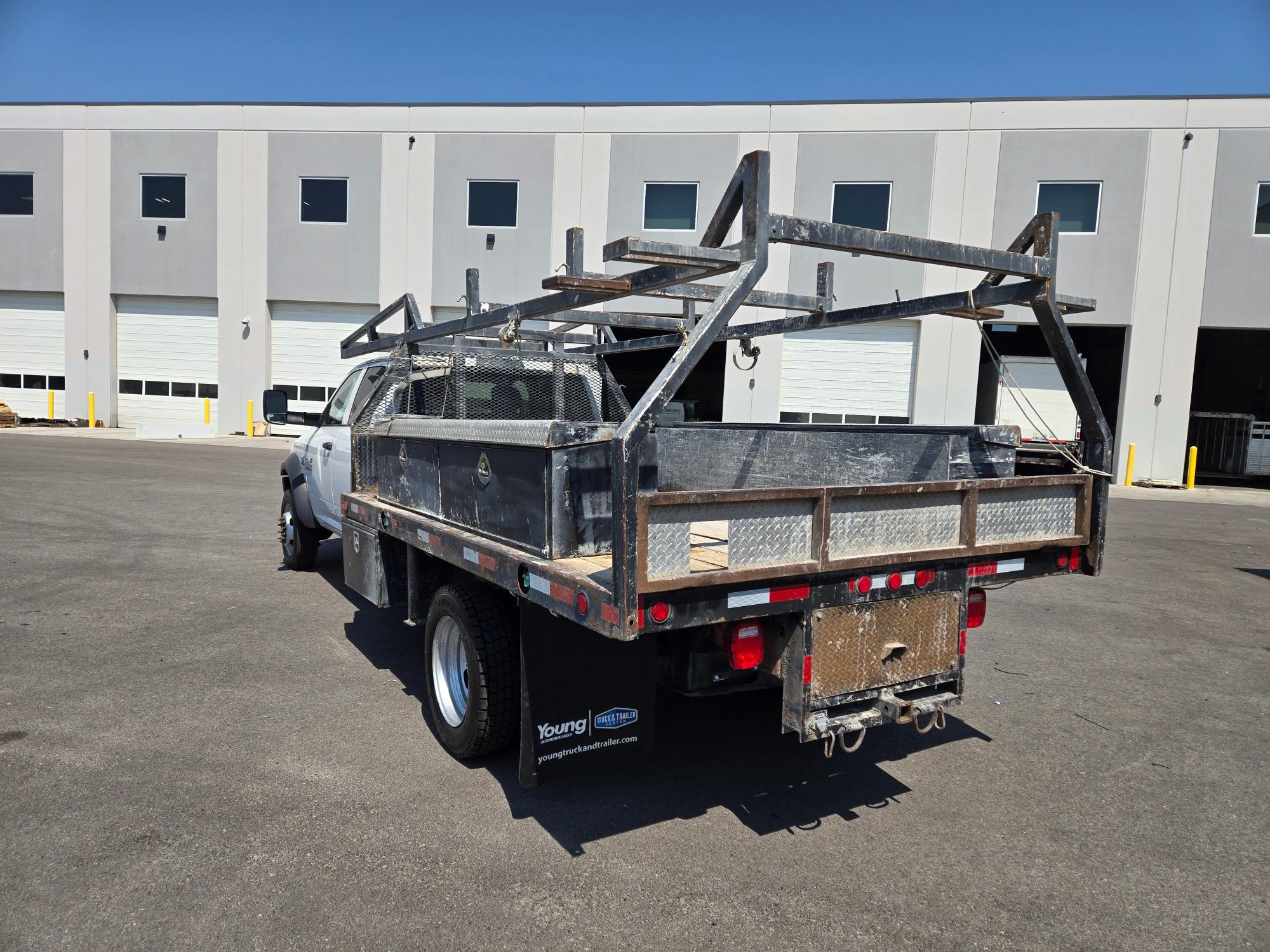 2016 RAM 4500 Crew Cab 12' Flat Bed 4 Wheel Drive
