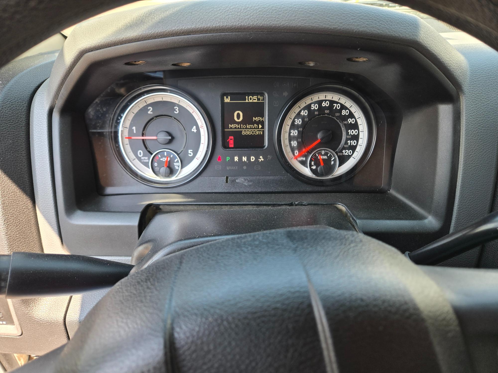 2016 RAM 4500 Crew Cab 12' Flat Bed 4 Wheel Drive