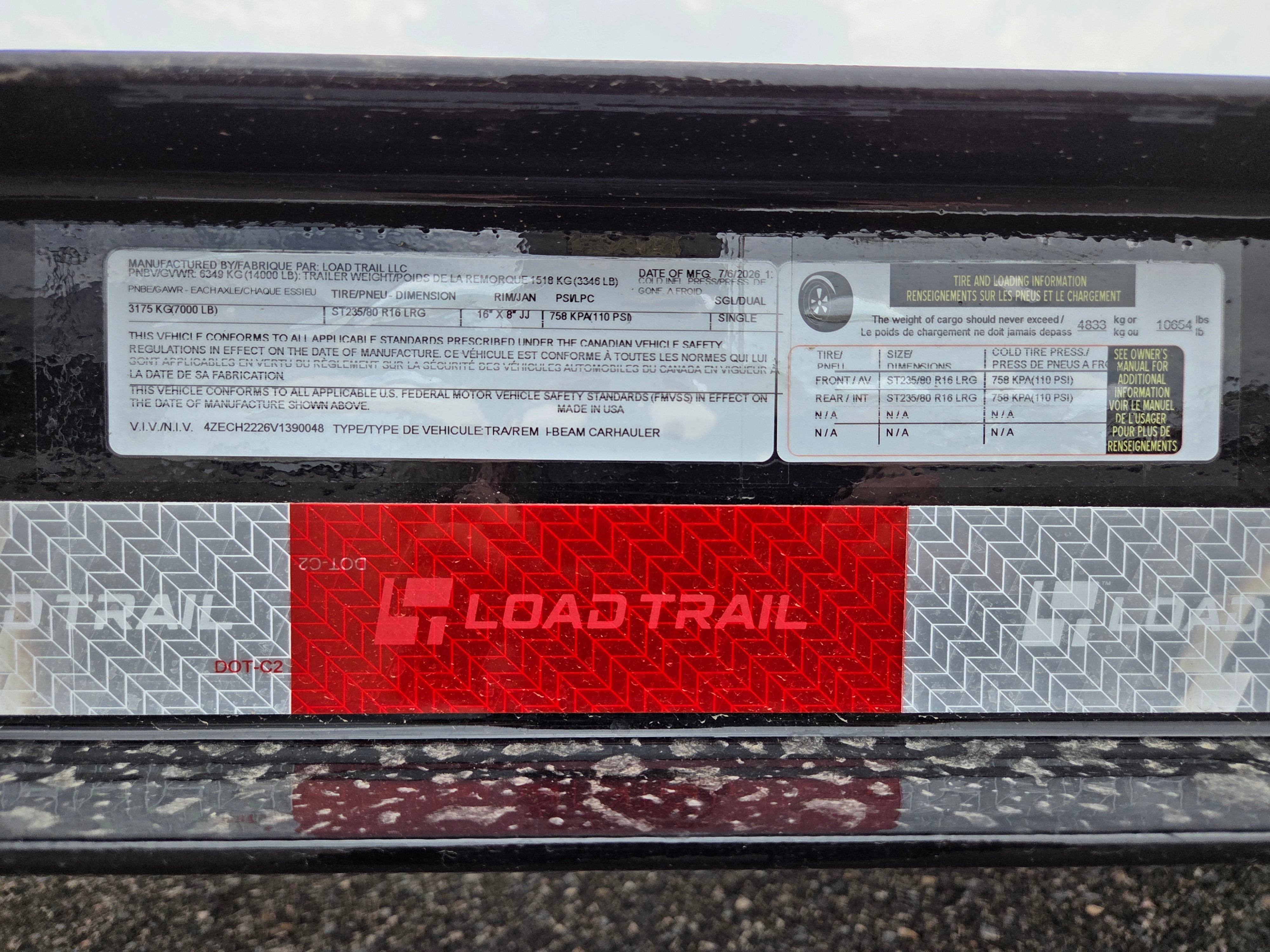 Loadtrail 22' Flatbed Trailer