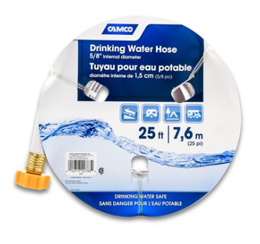 Camco TastePURE 25' Drinking Water Hose - 5 / 8" ID