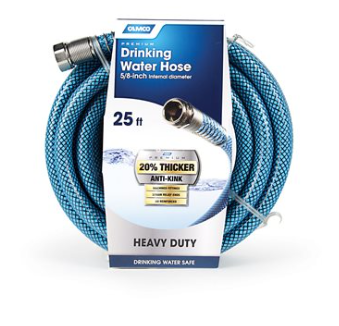 Camco TastePURE 25' Premium Drinking Water Hose - 5 / 8"ID