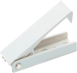 RV Designer Squared Baggage Door Catch- White