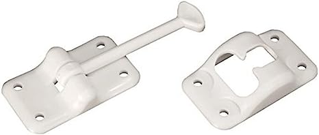 RV Designer Plastic Door Holder- White