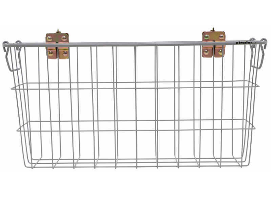 CargoSmart Wire Basket for E-Track and X-Track - Steel - 24" x 12" x 6" - 100 lbs