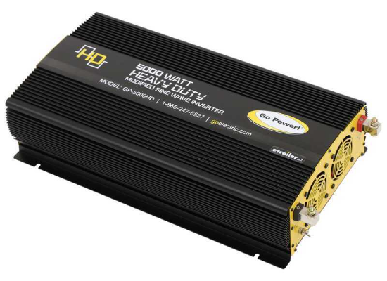 Go Power Heavy- Duty Modified Sine Wave Inverter- 5,000 Watt, 12V