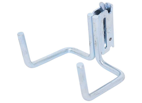 CargoSmart Dual Arm Tool Hook for E-Track and X-Track Systems -Steel, 200lbs