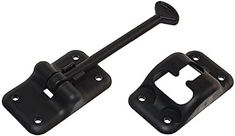 RV Designer Plastic Door Holder 6"- Black