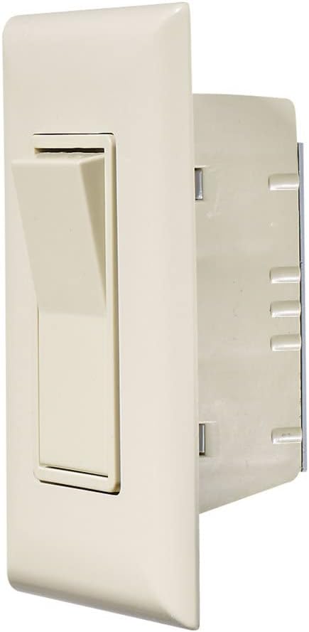 RV Designer Self Contained Contemporary Touch Switch with Cover Plate, Speedwire- Ivory