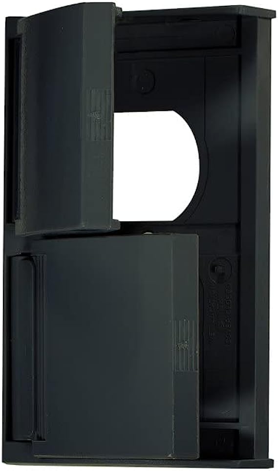 RV Designer Snap Cover Outlet Plate Weatherproof- Black