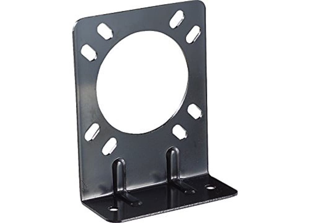 Pollak 7-Way RV Socket Mounting Bracket w/Black Coating