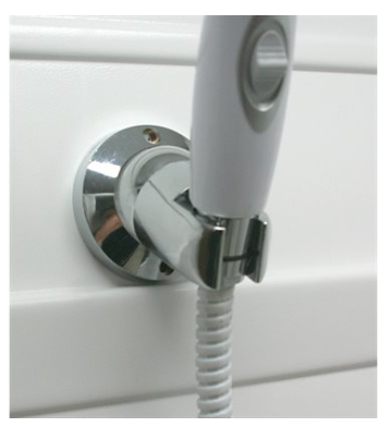 Camco Shower Head Mount - Chrome Adjustable