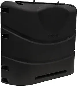 Camco RV Propane Tank Cover- Black, Double Tanks