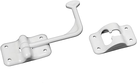 RV Designer Plastic Door Holder 90 Degrees- White