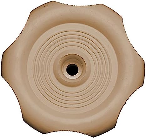 RV Designer Plastic Window Knob Beige- 1" Shaft