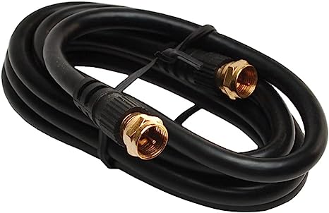 RV Designer RG6 Satellite Grade TV Cable- 6'