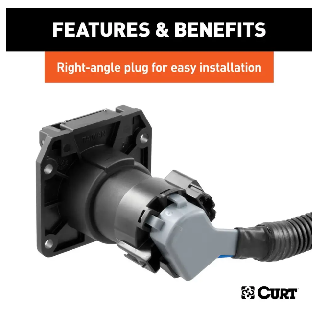 Curt 7' Custom Wiring Extension Harness