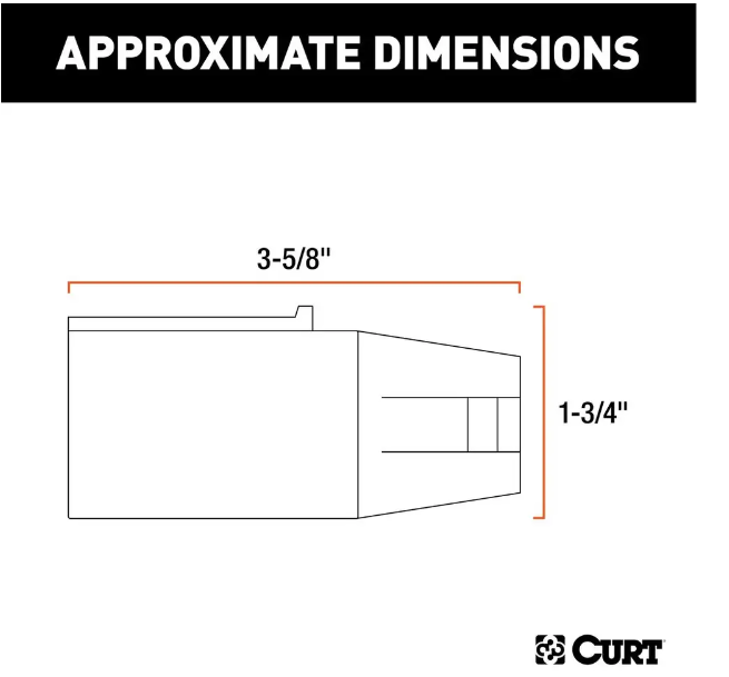 Curt 7-way to 4-way Adapter