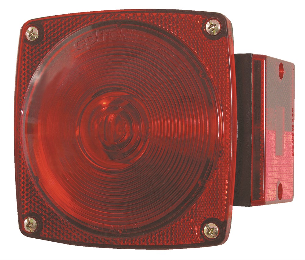 Optronics Stop Tail & Turn Light 4.5 -80" Without License Light Stud Mount 6-Functions - Drivers Side